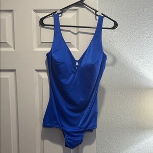 Vibrant Blue One-Piece Swimsuit